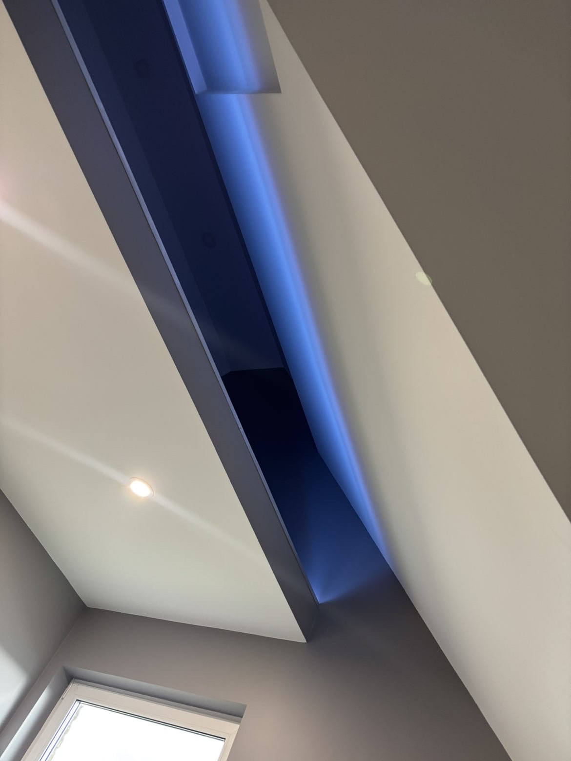 Detail afwerking verlichting